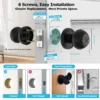Easy to Install Smart Lock with Fingerprint and Lock App