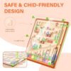 Magnetic Maze Puzzle Toy for Toddlers – Early Learning Logic & Concentration Game for Ages 2-4 | Boost Focus, Logic, Fine Motor & Writing Prep Toy