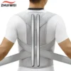 Adjustable Full Back Posture Corrector – Breathable Mesh Brace for Shoulder, Neck & Upper Back Pain Relief – Unisex Ergonomic Design